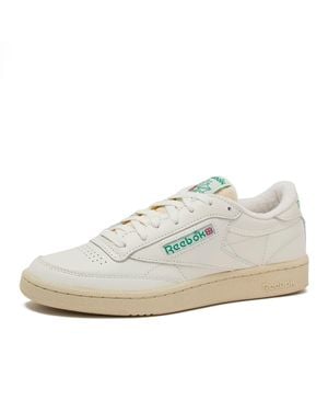 Reebok Unisex-adult Club C 85 Vintage,top-chalk/paperwhite/glen Green,15