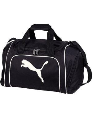 PUMA Team Cat Sports Bag Medium-sized Black-black-white