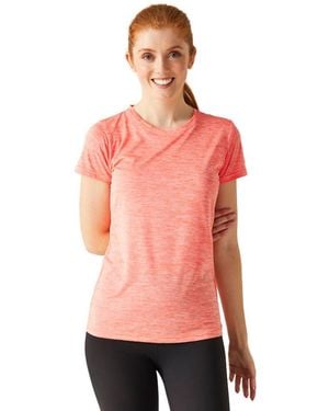 Regatta S Fingal Edition Wicking Jersey T Shirt - Pink