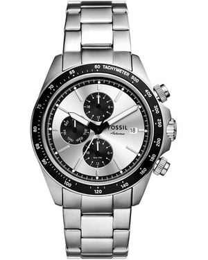 Fossil Orologio Analogico al Quarzo Uomo con Cinturino in Acciaio Inossidabile FS6124 - Metallizzato