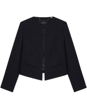Ted Baker S Abjl Cropped Tailored Jacket - Black