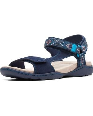 Clarks Amanda Step Sandal - Blue