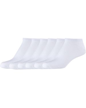 S.oliver Sneakersocken 6er Pack 39/42 white - Weiß