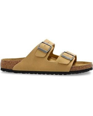 Birkenstock Arizona Bs Birko-flor Latte Cream Sandals 7 Uk - Brown