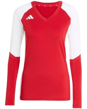 adidas Volleyball Quickset Long Sleeve Jersey - Rood