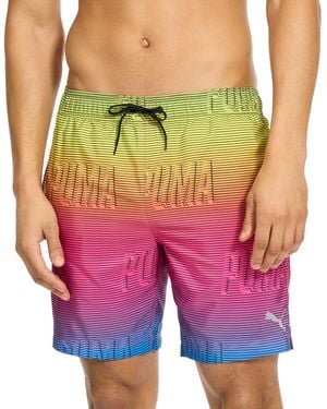 PUMA Volley Board Short Swim Trunks - Green
