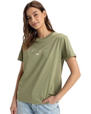 Roxy Mezzogiorno Oceano a Maglietta - Verde