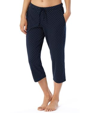 Schiesser Lang Baumwolle Stretch Single-Jersey-Qualität - Mix + - Blau