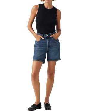 Levi's 501 Mid Thigh Short - Blue
