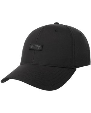 Billabong Surftrek Curved Snapback Cap Baseball Brim - Black