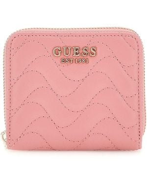 Guess Melisandra SLG Small Zip Around Wallet S Begonia - Pink