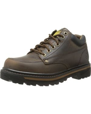 Skechers Usa Mariner Utility Boot,dark Brown,14 Ww Us - Black