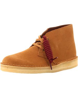 Clarks Uomo Scarpe Polacchini 26167862 Desert Coal Sand Taglia 40 Dark Sand - Marrone