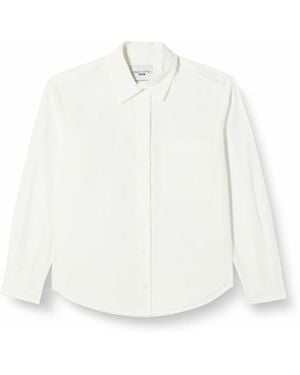 Marc O' Polo Marc OߴPolo Denim Donna Camicia in Cotone bio Classica - Bianco