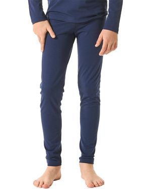 Schiesser Unterhose lang-Thermo Unterwäsche - Blau