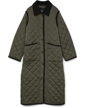 Vero Moda Vmemily Long Coat Boo - Multicolour