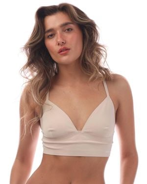 Reebok Senna Bonded Bra Top In Pink