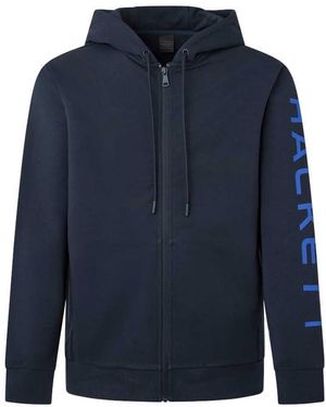 Hackett Hs Essential Hdy Fz Sweatshirt - Blue