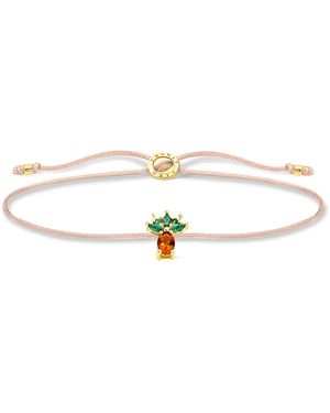 Thomas Sabo Armband Little Secret Ananas Gold 925 Sterlingsilber - Mettallic