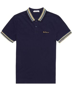 Ben Sherman (0070758il Signature Polo In Marine 2xl - Blue