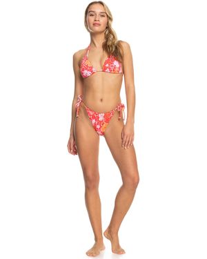 Roxy Standard Cheeky Tie Side Bikini Bottom - Orange
