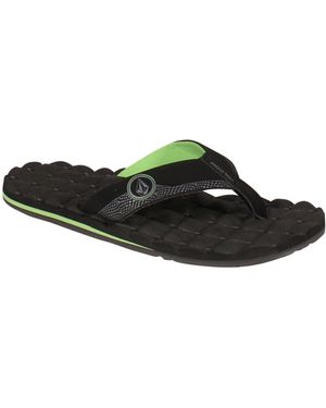 Volcom Recliner Sandal Flip Flop - Black