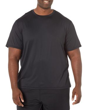 Amazon Essentials T-Shirt a iche Corte Elasticizzata Tecnica Uomo - Nero