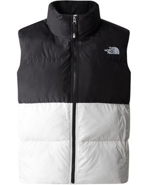The North Face Saikuru Vest Gardenia White/Tnf Black L - Schwarz
