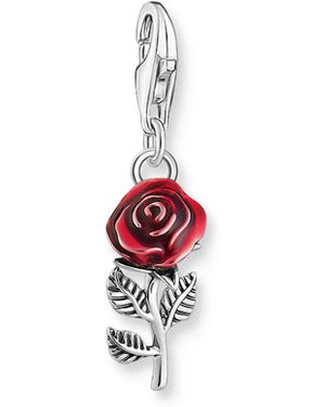 Thomas Sabo Breloque Charm en Argent - Rouge