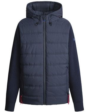 Pepe Jeans Red Bull Racing X RBR Knit Storm Quilt Front Hybrid Tricots - Bleu