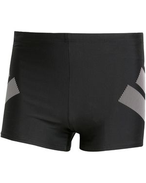 adidas Hombre Big Bars Swim Boxers - Blauw