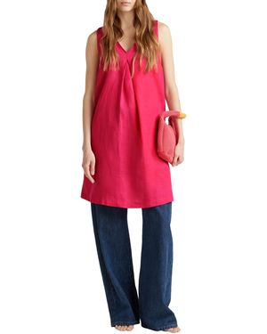 Benetton Vestito 4aghdv0ax Kleid - Rot