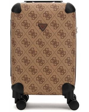 Guess 18 in 8-Wheeler S Latte Logo/Brown - Marron