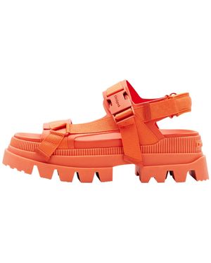 Desigual Women's Block Heel PU Sandals – Comfortable & Stylish Summer Shoes