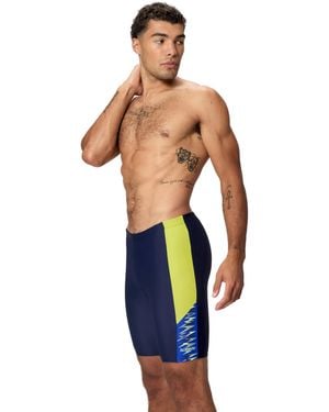 Speedo Dive Jammer Swim Trunks Swimmers Peacoat/deep Sapphire Size 34 - Blue