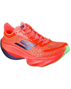 Skechers Skx Aero Tempo Running Shoes Uk 6 Orange - Red
