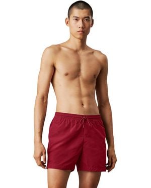 Calvin Klein 's Medium Drawstring Quick Dry Swim Shorts - Red