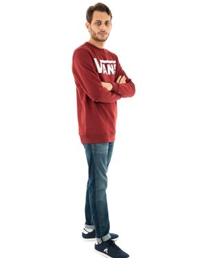 Vans Klassischer Burgunder Pullover - Rot