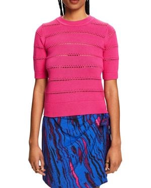 Esprit 044ee1i319 Jumper - Pink