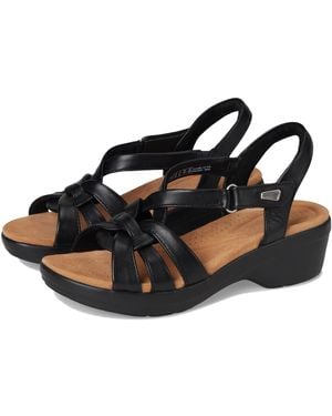Clarks Sandali da donna Tuleah con tacco incrociato - Nero