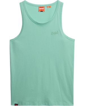 Superdry Essential Tanktop mit Logo Grüne Minze Hellgrün XXL