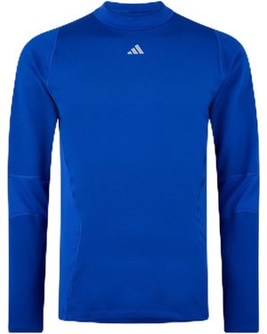 adidas S Tf Cr Ls T-shirt M Baselayer Top Royal Blue 3xl