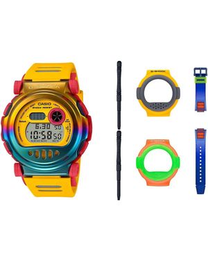 G-Shock Orologio Digitale al Quarzo da Uomo con Cinturino in Plastica G-B001MVE-9ER - Multicolore