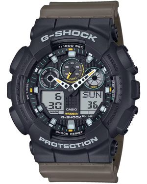 G-Shock G-Shock Utilitarian Orologio analogico digitale nero e verde oliva GA-100TU-1A3CR - Grigio