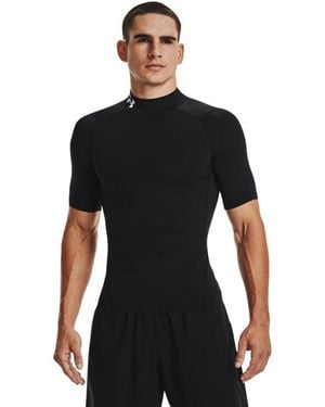 Under Armour Heatgear Short-sleeve Mock Neck - Black