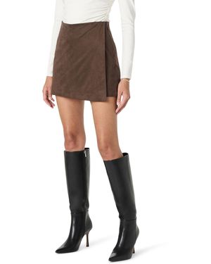 The Drop Kamila A-Line Mini Skort Rock - Braun