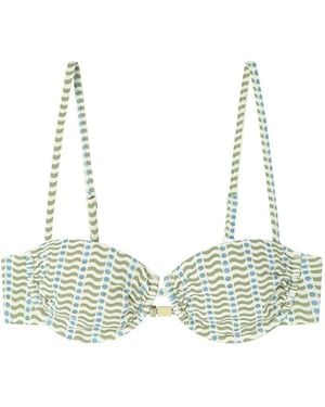 Women'secret Thong Second Round Comfort Top Bikini - Verde