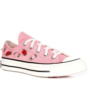 Converse A13649c Chuck 70 Valentine's Day Roses Platforms - Black