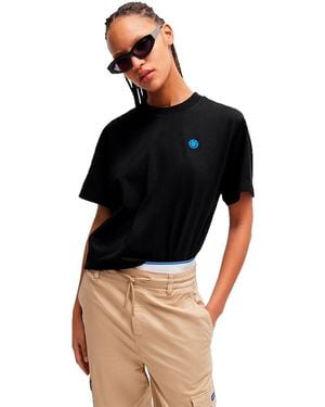 HUGO Vintage Tee_b_1 Jersey - Black