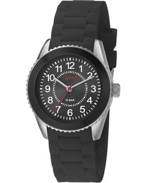 Esprit Analog Quarz Smart Watch Armbanduhr mit Plastik Armband ES106424005 - Schwarz